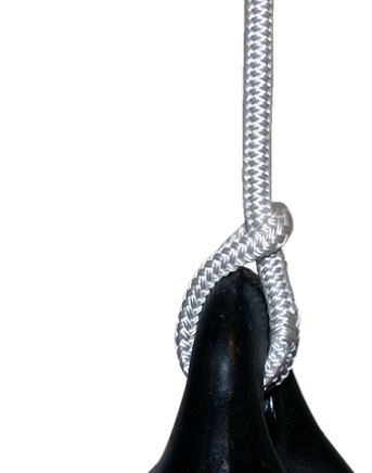 Flettede Fenderliner med je 1,5m 8mm 2 stk hvid